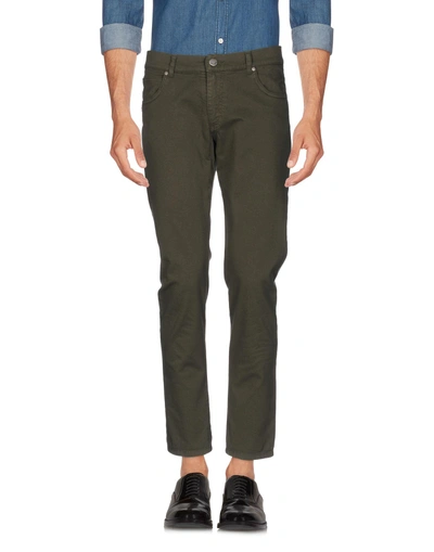 Grey Daniele Alessandrini 5-pocket In Military Green