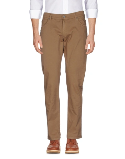 Grey Daniele Alessandrini Trousers In Beige