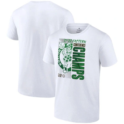 Fanatics Branded White Boston Celtics 2022 Eastern Conference Champions Locker Room T-shirt
