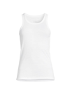 Majestic Lyocell Cotton Tank Top In Blanc