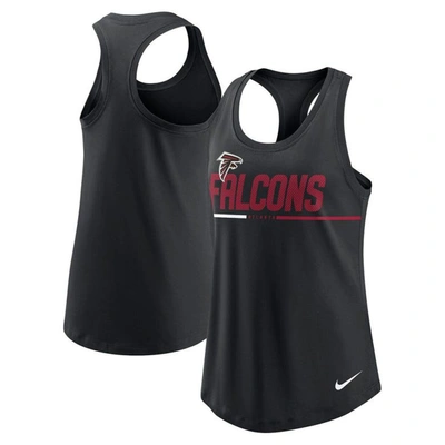 Nike Women's City (nfl Atlanta Falcons) Racerback Tank Top In Black