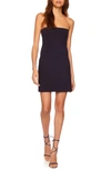 Susana Monaco Fitted Tube Dress In Midnight