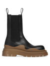 Bottega Veneta Tire Boots Shoes In Brown