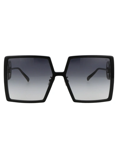 Philipp Plein Plein Diva Sunglasses In 0700 Black