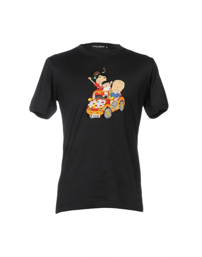 Dolce & Gabbana T-shirts In Dark Blue