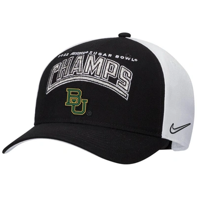 Nike Black Baylor Bears 2022 Sugar Bowl Champions Locker Room Classic 99 Adjustable Hat