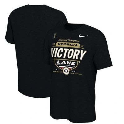 Nike Black Georgia Bulldogs College Football Playoff 2021 National Champions Locker Room T-shirt