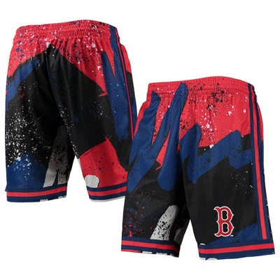Mitchell & Ness Men's  Red Boston Red Sox Hyper Hoops Shorts
