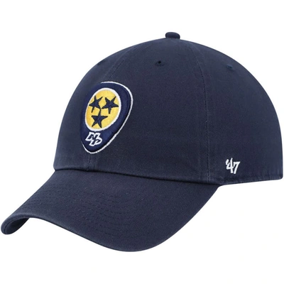 47 ' Navy Nashville Predators Logo Clean Up Adjustable Hat