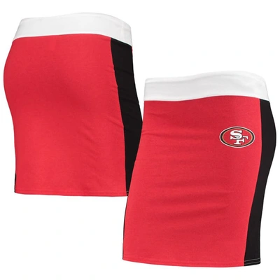 Refried Apparel Scarlet San Francisco 49ers Sustainable Short Skirt