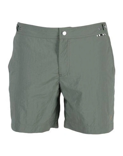 Danward Swim Shorts In Military Green