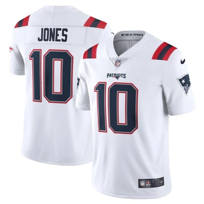 Nike Mac Jones White New England Patriots Vapor Limited Jersey