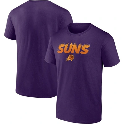 Fanatics Branded Purple Phoenix Suns On Fire Hometown Collection T-shirt