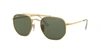 Ray Ban Aviator Metal Frame Vintage Sunglasses In Metallic