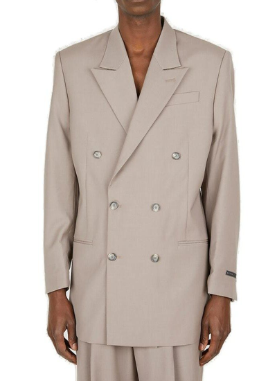 Eytys Oversize Double-breasted Blazer In Neutrals