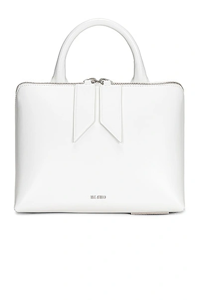 Attico Monday Top Handle Bag In White