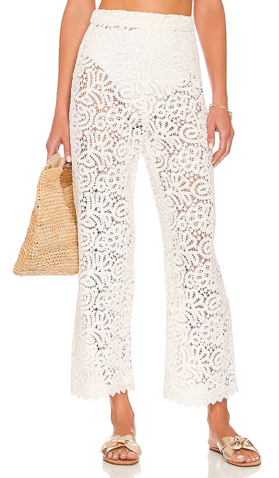 House Of Harlow 1960 X Revolve Miuccia Trouser In Ivory