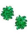 Kate Spade Flying Colors Rock Candy Stud Earrings In Emerald