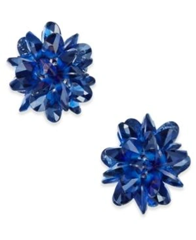 Kate Spade Flying Colors Rock Candy Stud Earrings In Navy
