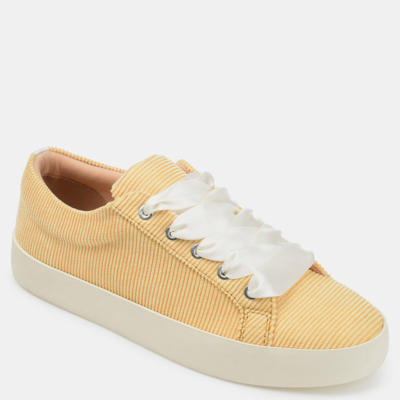 Journee Collection Women's Tru Comfort Foam Kinsley Sneaker In Yellow