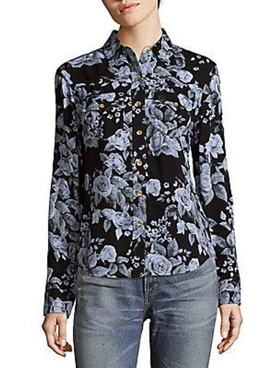 True Religion Button-down Shirt In True Navy