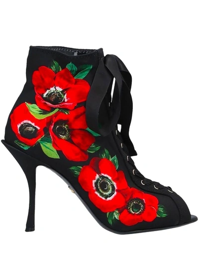 Dolce & Gabbana Ankle Boots In Black