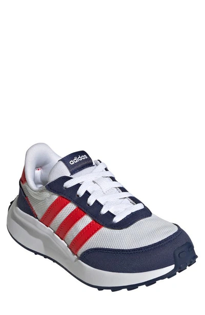 Adidas Originals Kids' Run 70s Sneaker In White/red/ Dark Blue