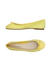 Anna Baiguera Ballet Flats In Yellow