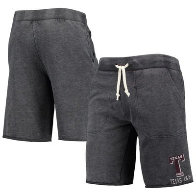 Alternative Apparel Men's Heathered Black  Texas A&m Aggies Victory Lounge Shorts