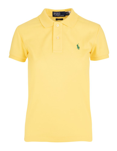 Polo Ralph Lauren Logo In Yellow