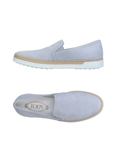 Tod's Loafers In Light Grey