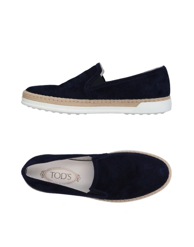 Tod's Loafers In Midnight Blue