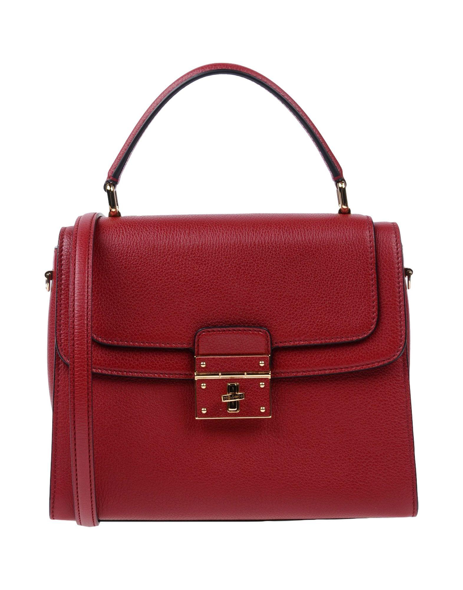 Dolce & Gabbana Handbags In Maroon | ModeSens
