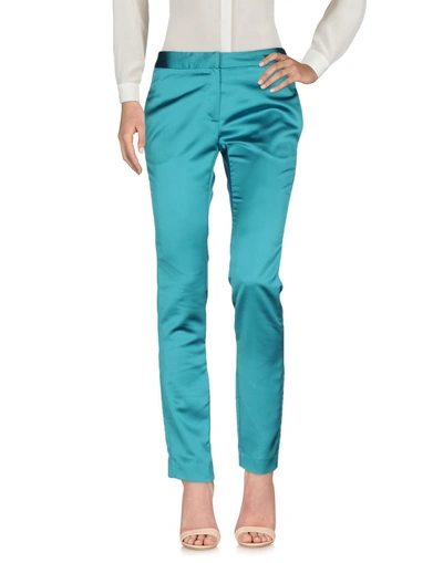 Alessandro Dell'acqua Casual Pants In Emerald Green