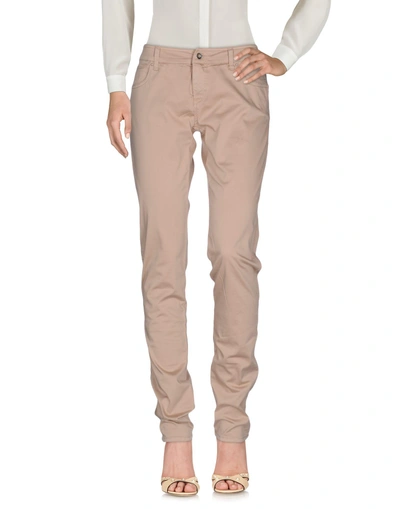 Armani Jeans Casual Pants In Beige