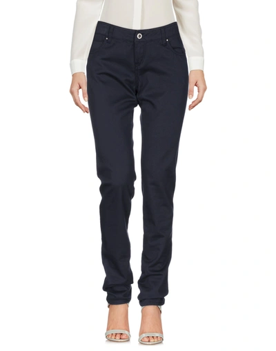 Armani Jeans Casual Pants In Dark Blue