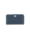 Dolce & Gabbana Wallets In Pastel Blue