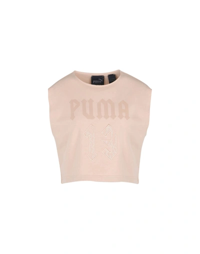 Fenty X Puma Sweatshirt In Pale Pink