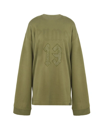 Fenty X Puma T-shirt In Military Green