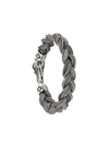 Emanuele Bicocchi Woven Chain Bracelet In Silver