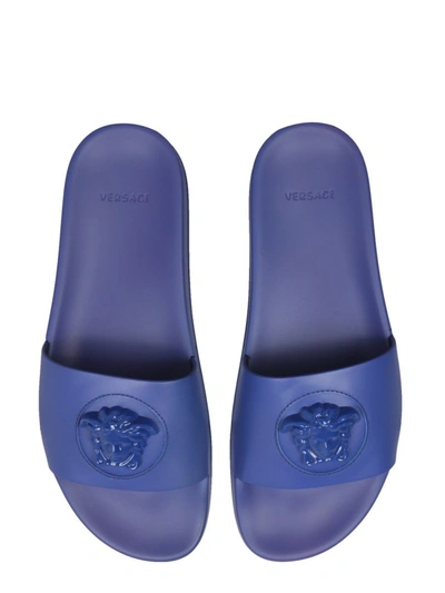 Versace Men's  Blue Other Materials Sandals