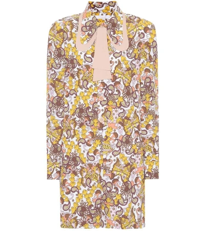 Chloé Printed Playsuit In Multicoloured