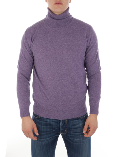 Ones Mens Purple Cashmere Sweater