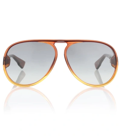 Dior Lia Aviator Sunglasses In Brown ModeSens