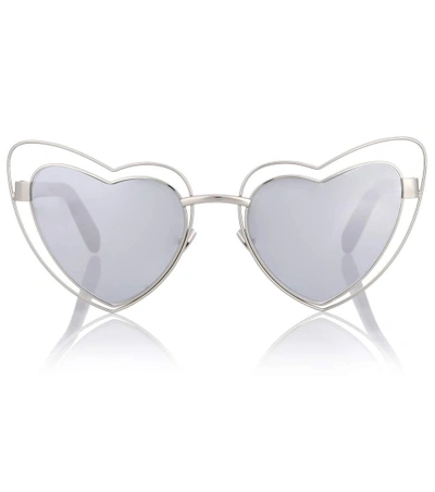 Saint Laurent Loulou Sl 197 Sunglasses In Silver