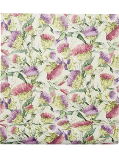 Gucci Thistles And Birds Print Wallpaper In Multicolour