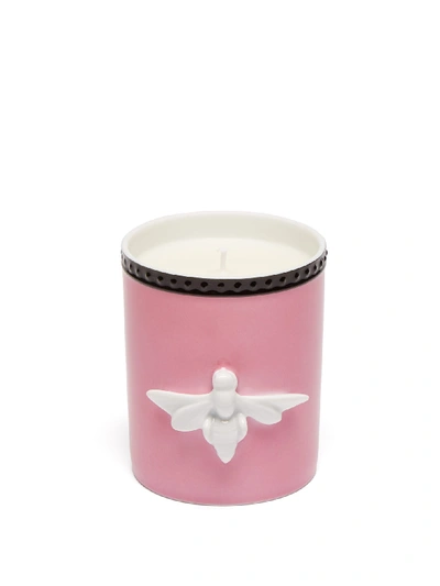 Gucci Esotericum Bee Scented Candle In Pink Porcelain