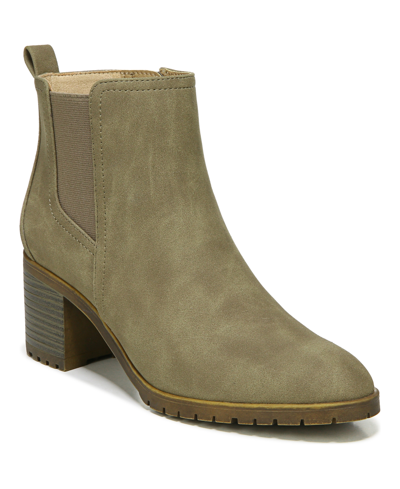 Lifestride Mesa Block Heel Bootie In Green