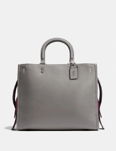 Coach Rogue In Heather Grey/black Copper