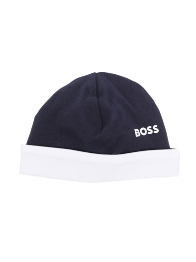 Bosswear Baby Boys Blue Velour Hat